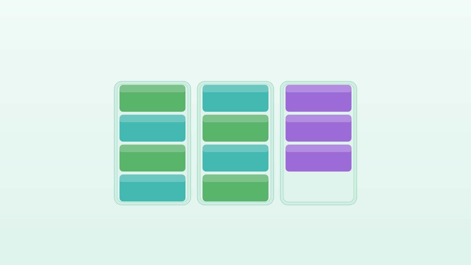 Pocket Sort: мятный скин лотков и три цвета посылок