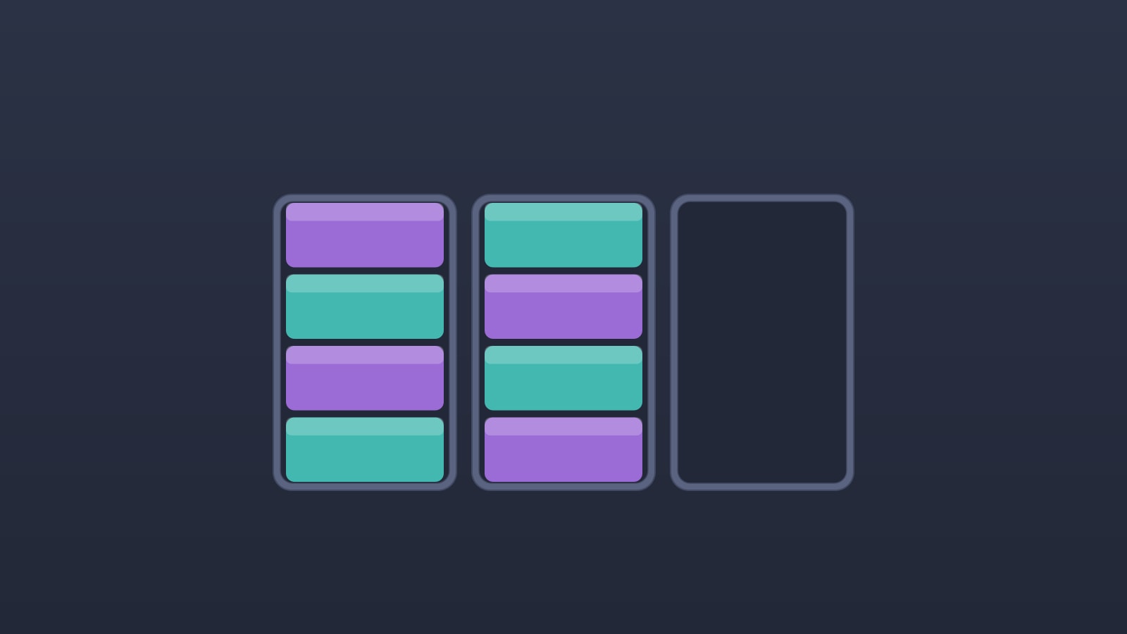 Pocket Sort: тёмный скин лотков с двумя лотками посылок